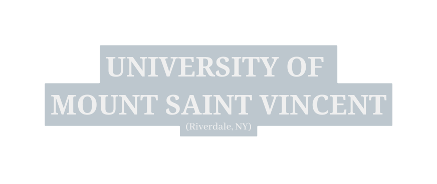 University of Mount SAint Vincent Riverdale NY